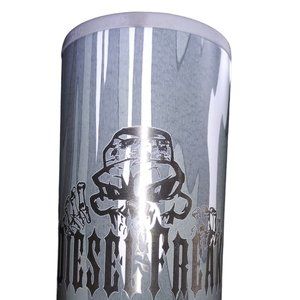 SIC CUPS Diesel Freak Gray Camo Skull and Bones 20 oz Tumbler Triple Insulated